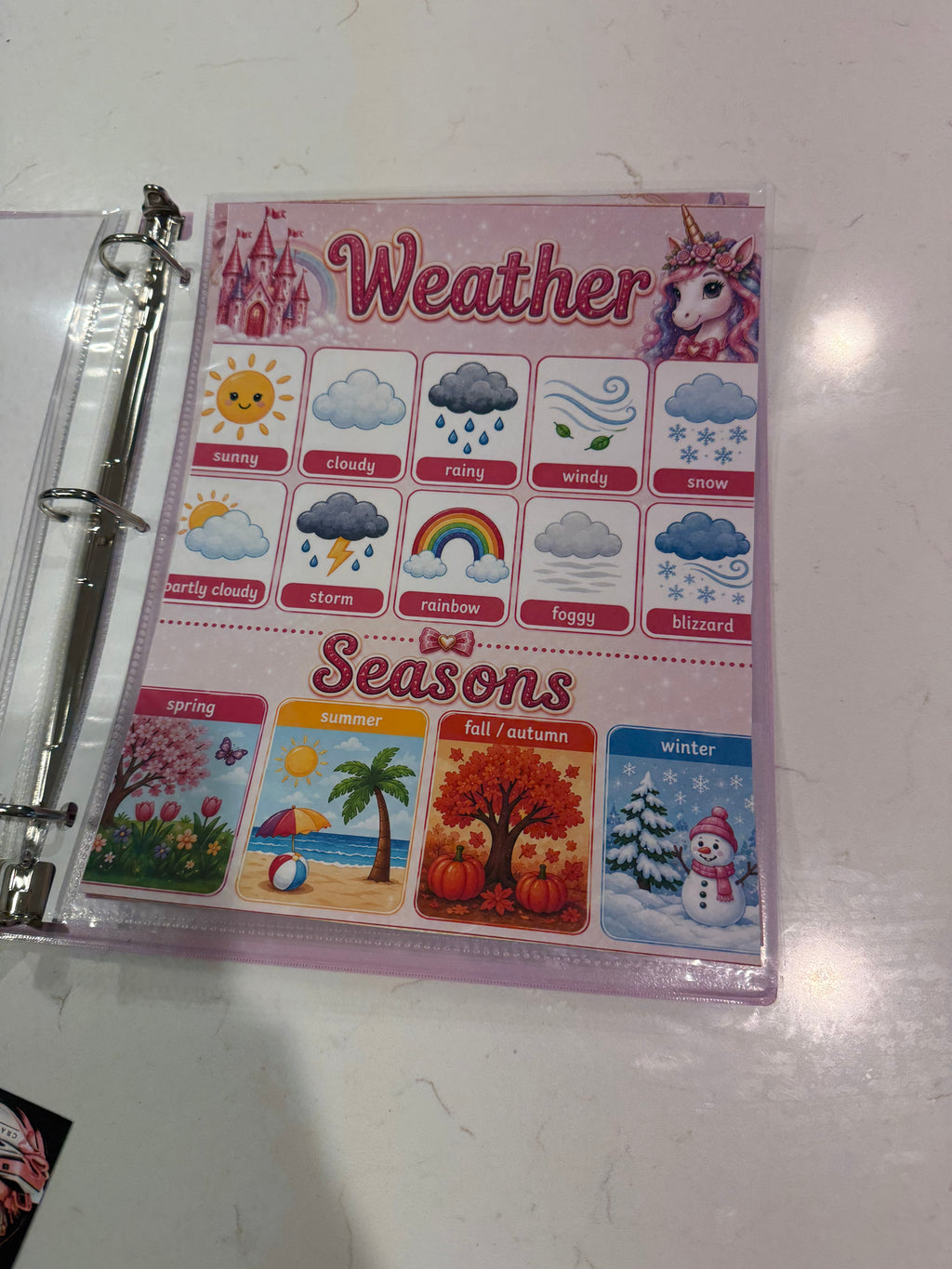 Basic Learning Binder