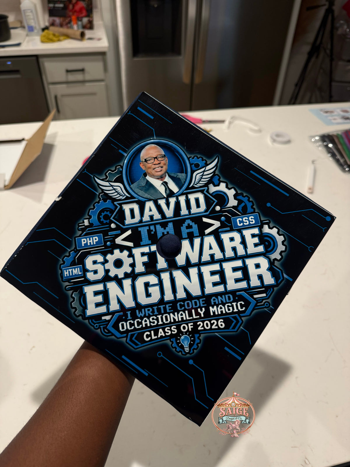 Custom Graduation Cap Topper