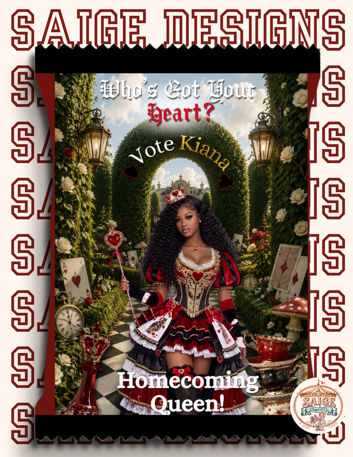 Homecoming Campaign chip bag favors