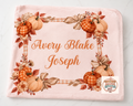 Custom Center Design Plush Baby Blanket