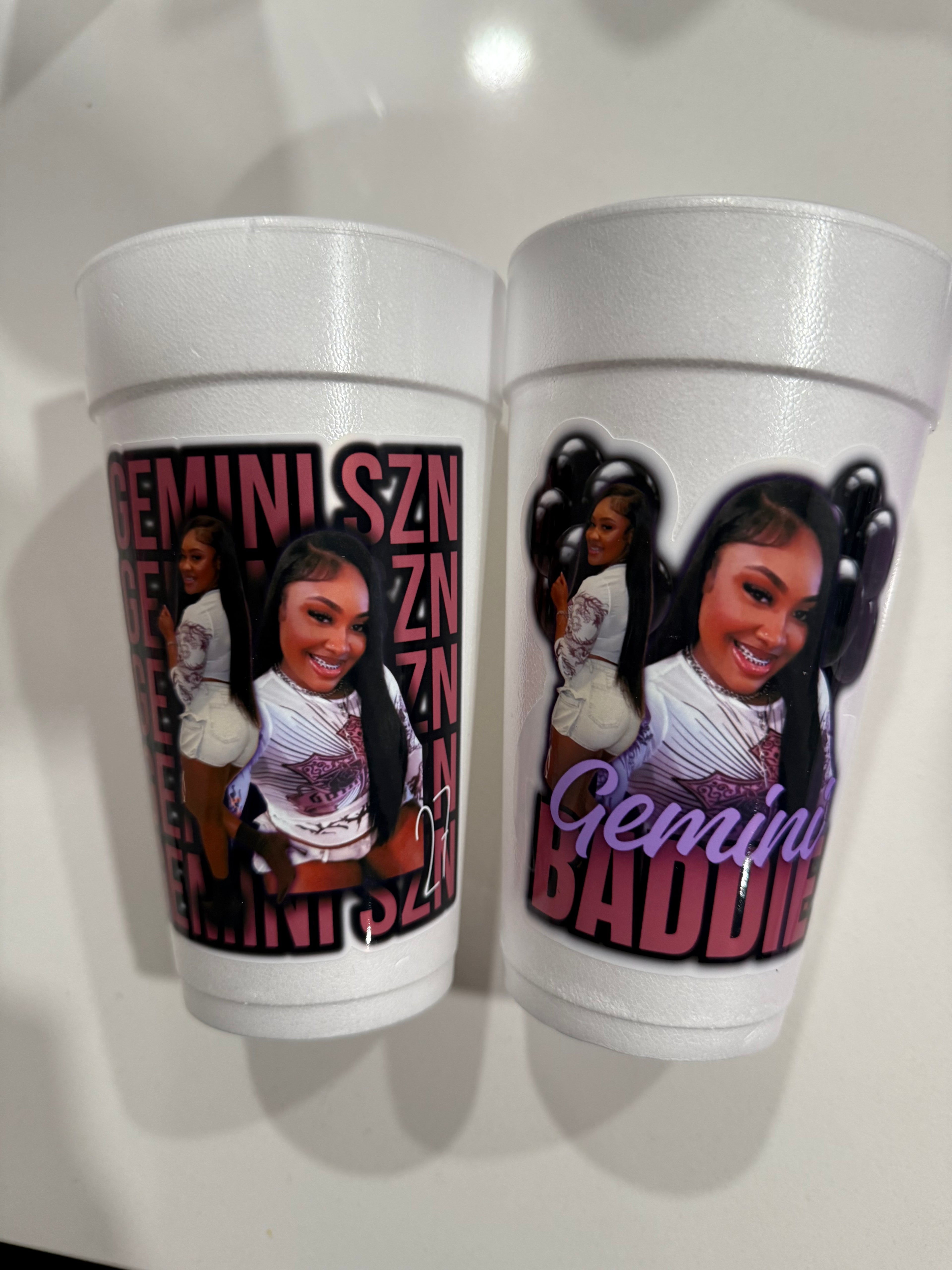 Custom Party Styrofoam cups