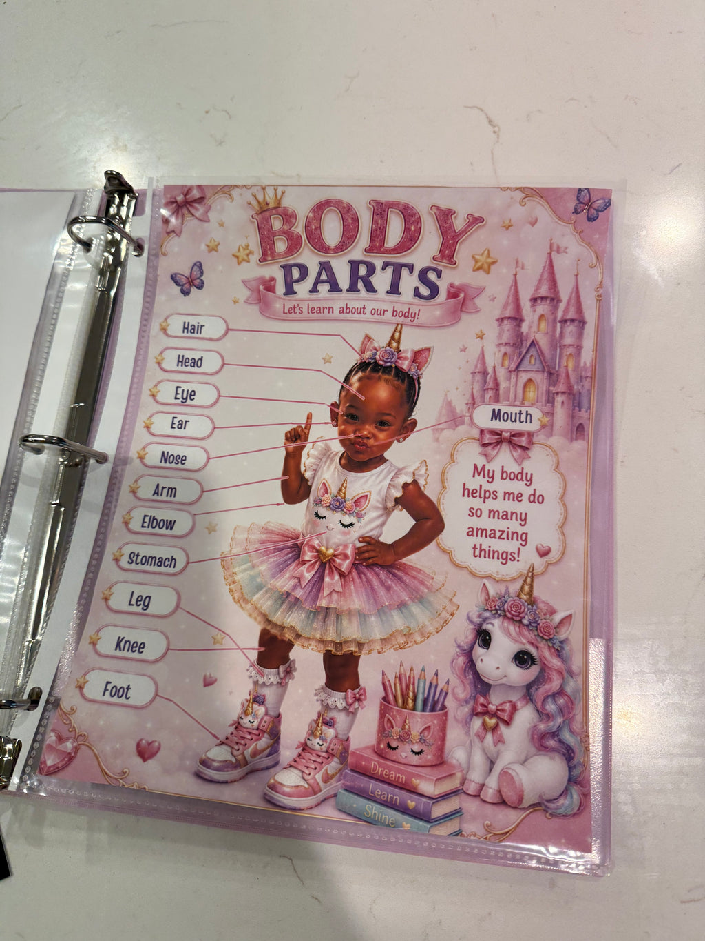 Basic Learning Binder