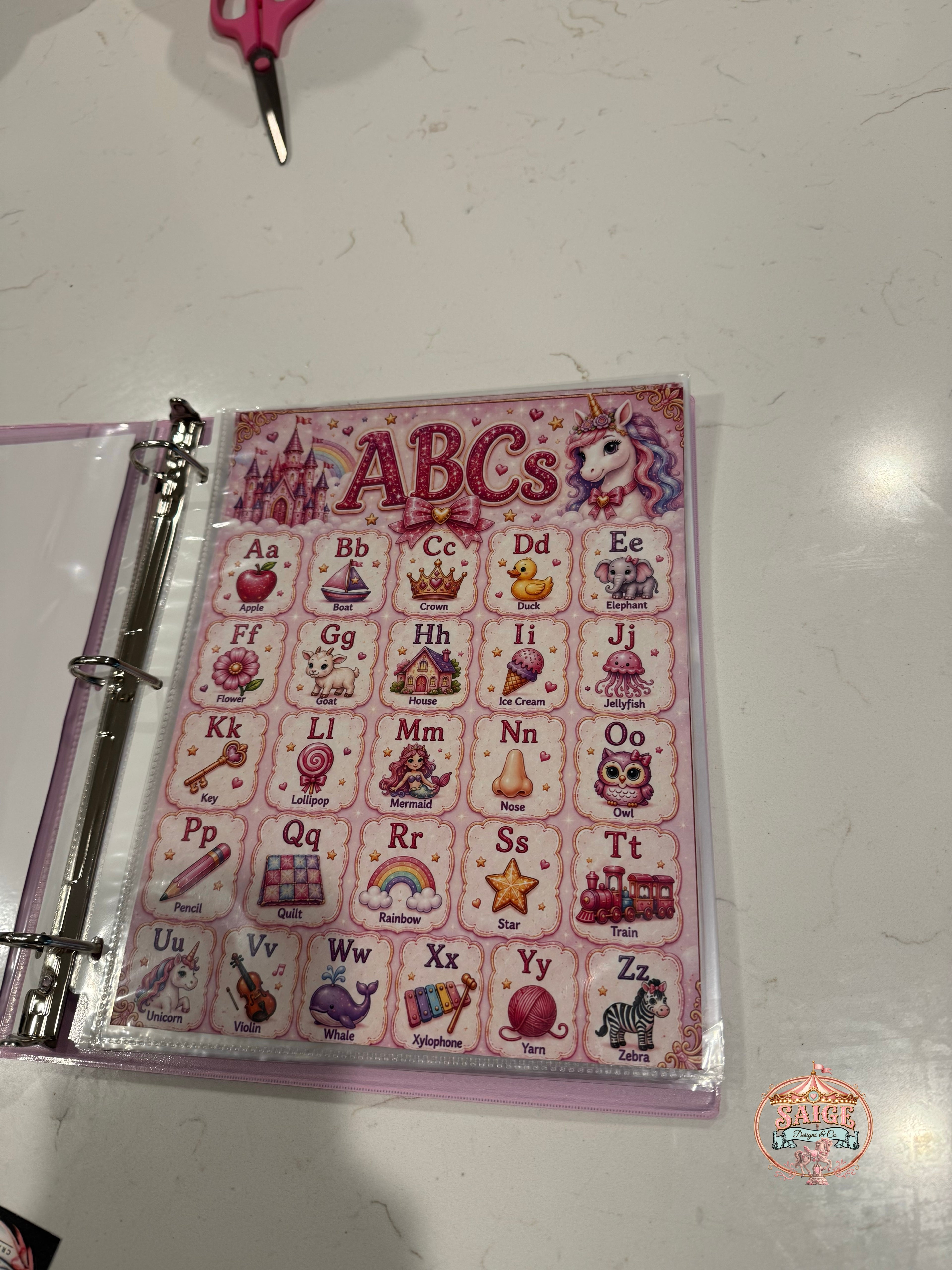 Basic Learning Binder