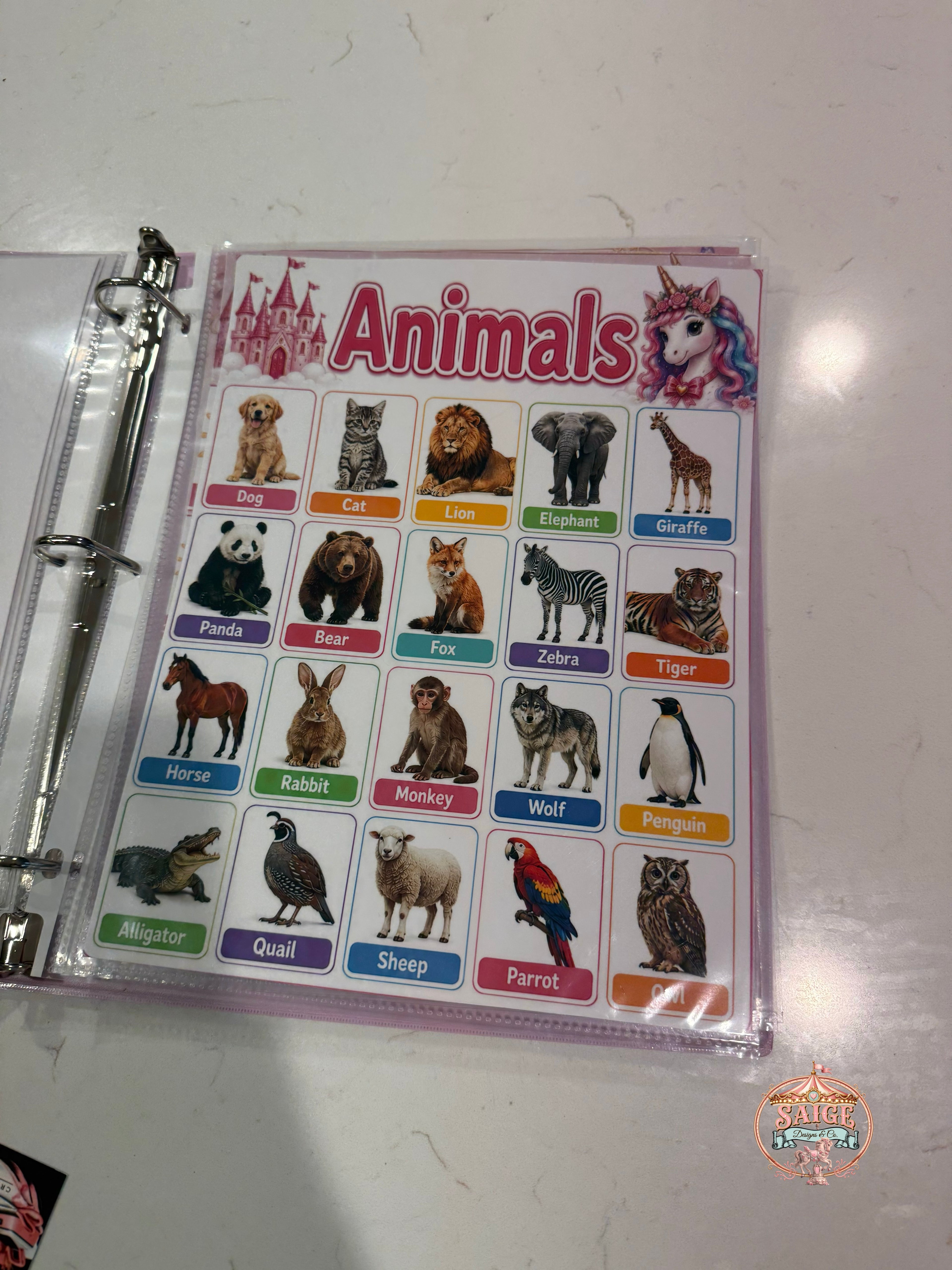 Basic Learning Binder