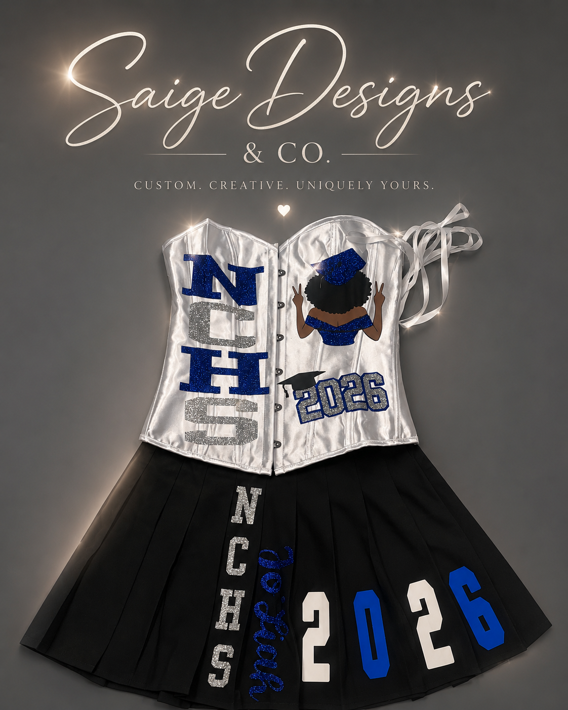 Custom Corset and Skirt set